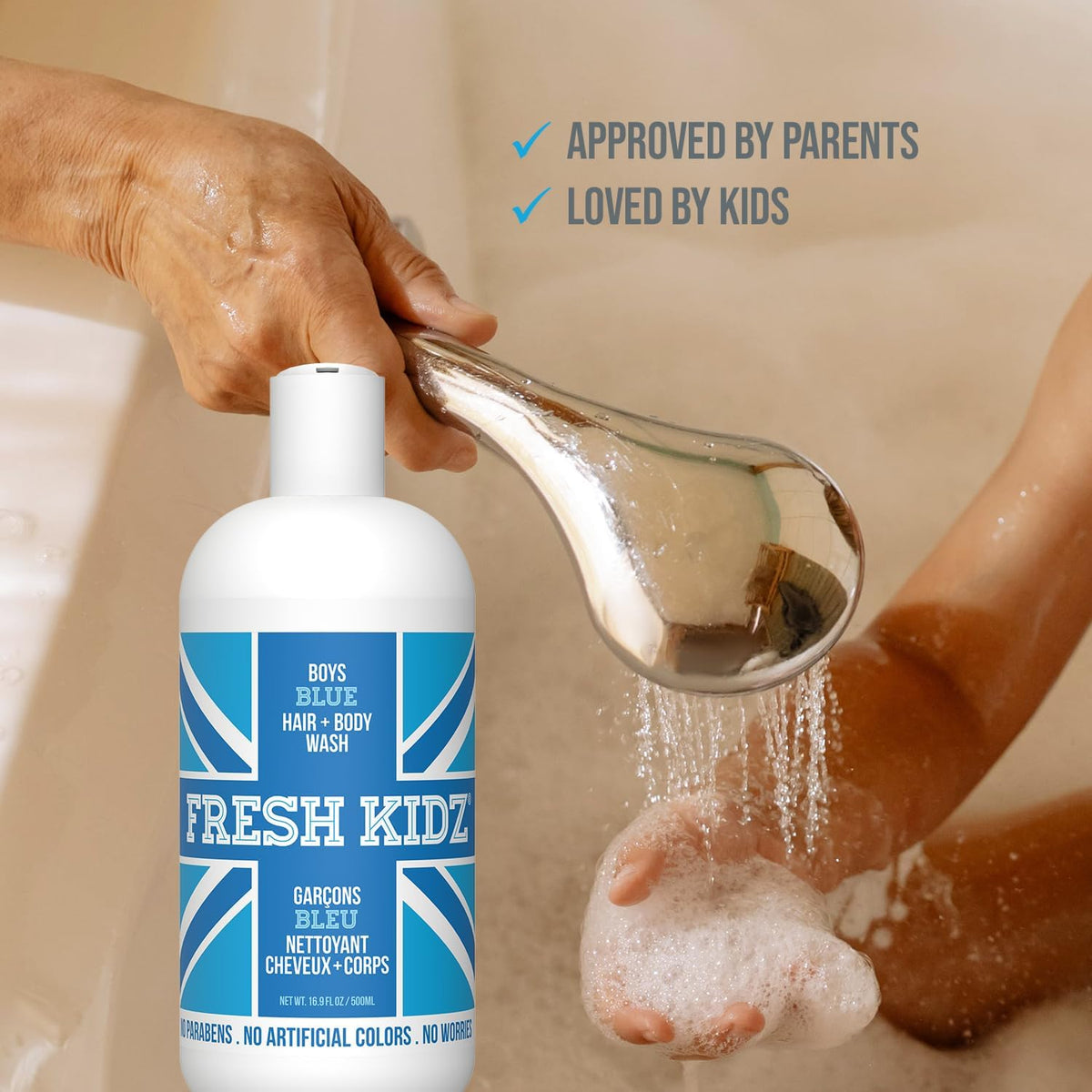 Fresh Kidz Boys Blue Bodywash + Shampoo, 16.9 fl. oz.