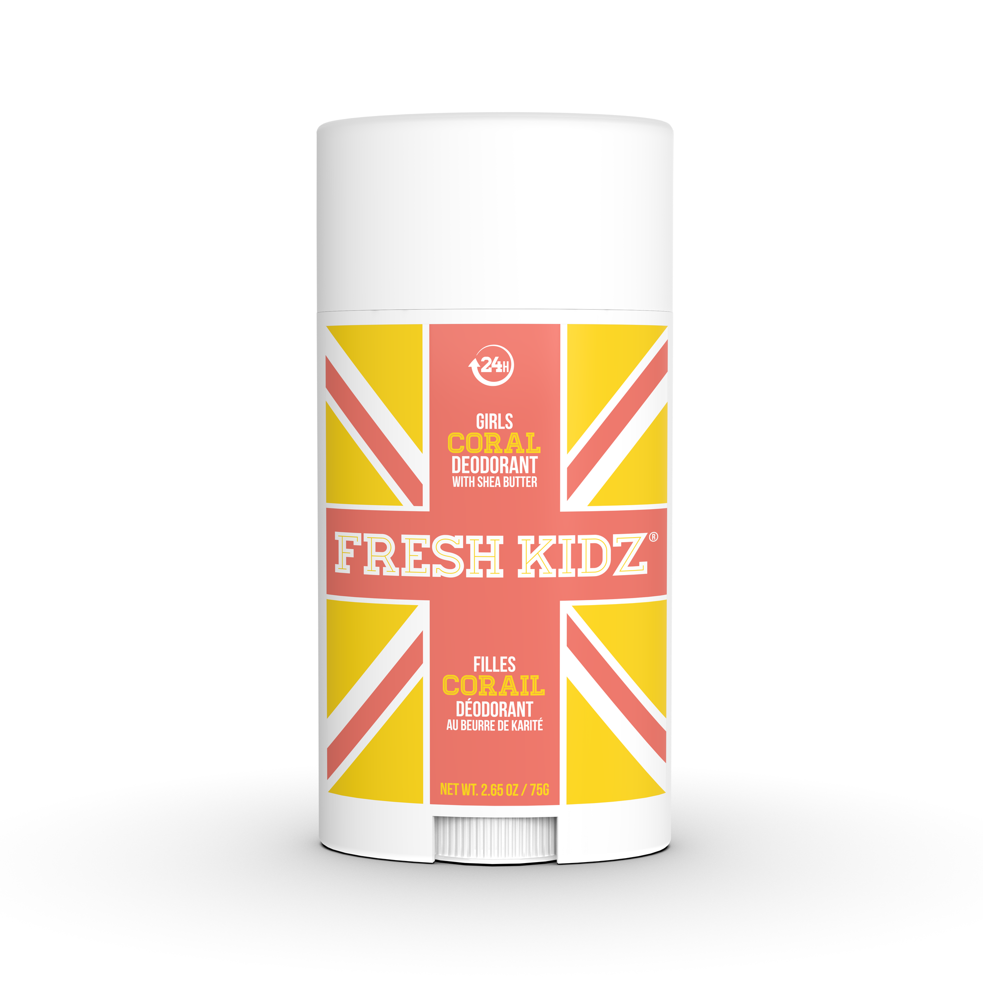 Fresh Kidz Girls Coral Stick Deodorant, 2.65 fl. oz.