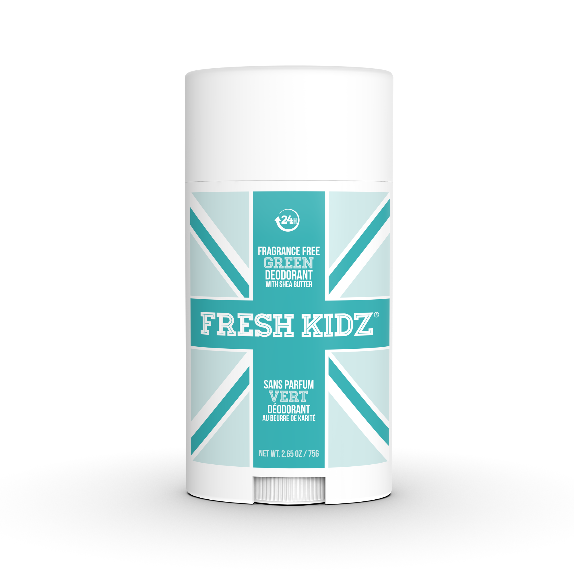 Fresh Kidz Green Fragrance-Free Stick Deodorant, 2.65 fl. oz.