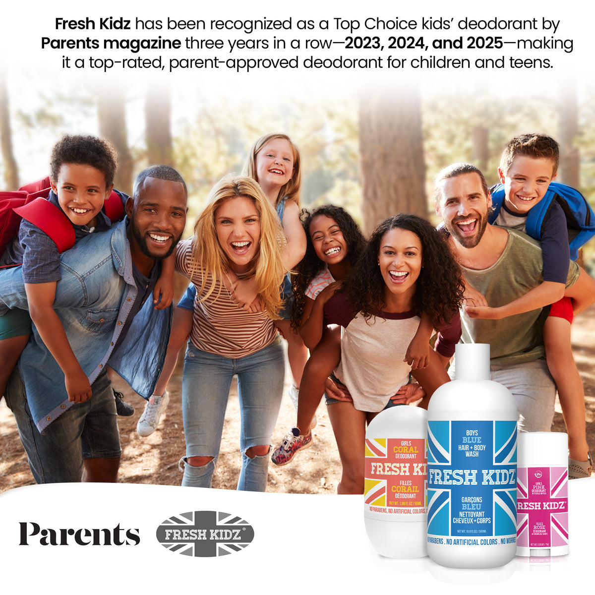 Fresh Kidz Girls Purple Roll-On Deodorant, 1.86 fl. oz.