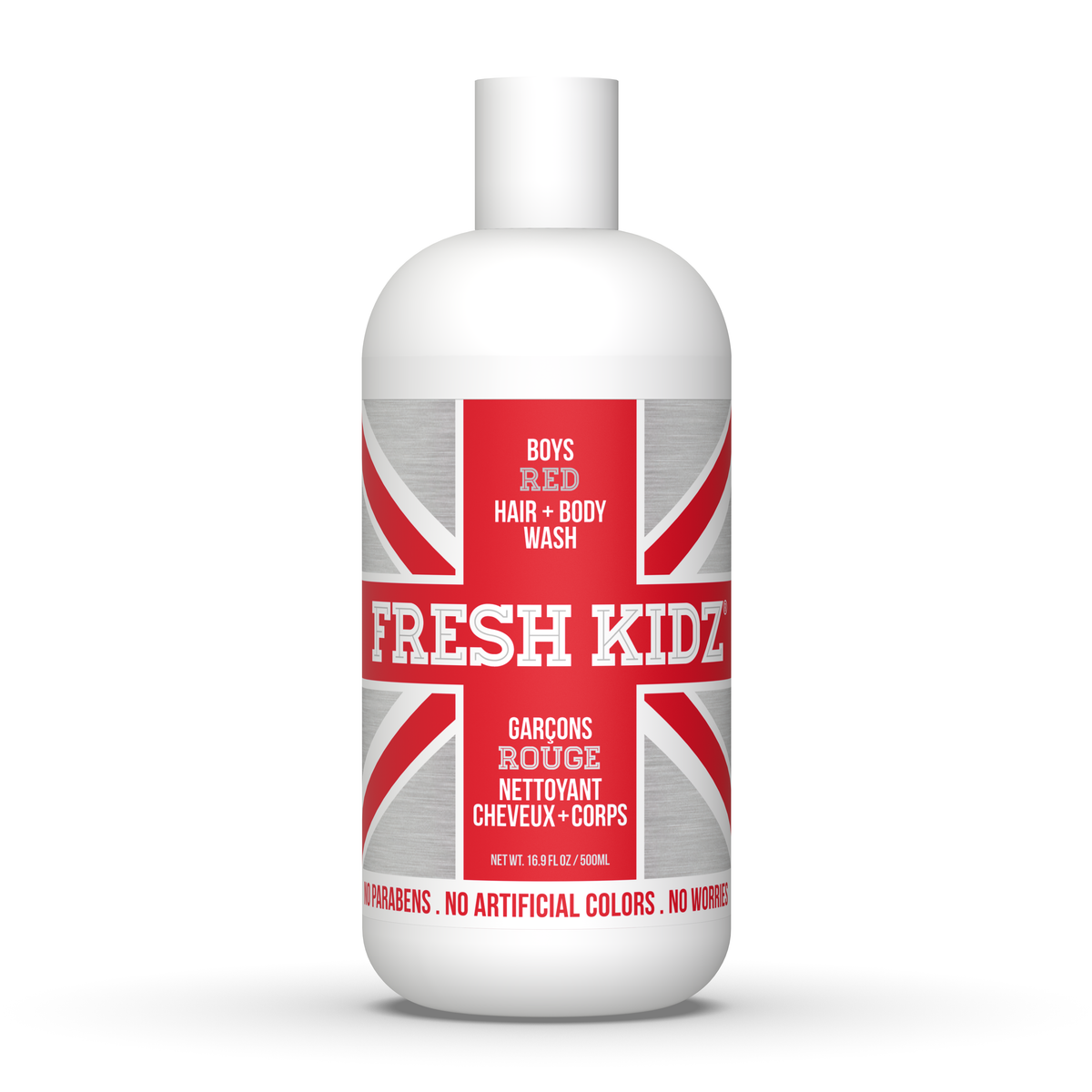 Fresh Kidz Boys Red Body Wash + Shampoo, 16.9 fl. oz.